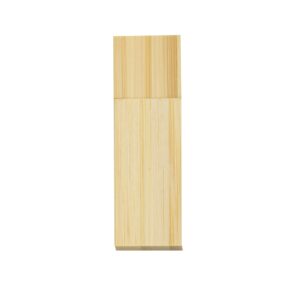 PEN DRIVE BAMBU 8 GB  COM TAMPA