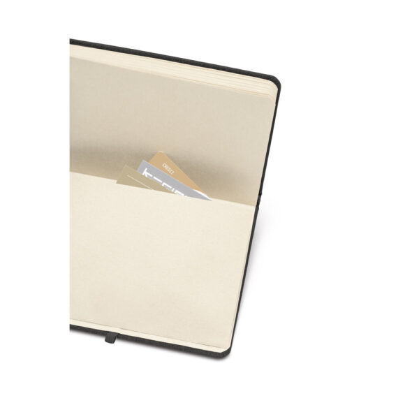 Caderno A5 com capa dura em couro reciclado - Imagem 7