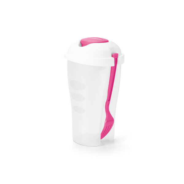 Copo para salada em PP com garfo e molheira 850 mL - Imagem 2