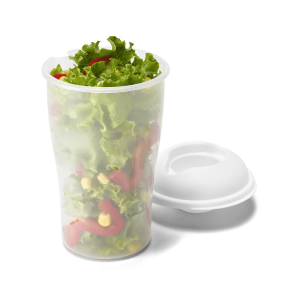 Copo para salada em PP com garfo e molheira 850 mL - Imagem 10