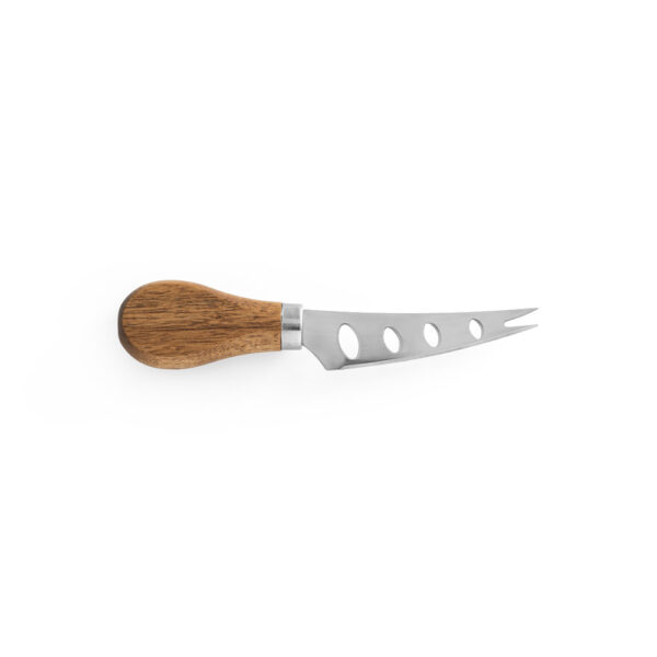 Tábua de queijos em madeira de acácia com 2 utensílios em madeira de acácia e aço inox - Imagem 9