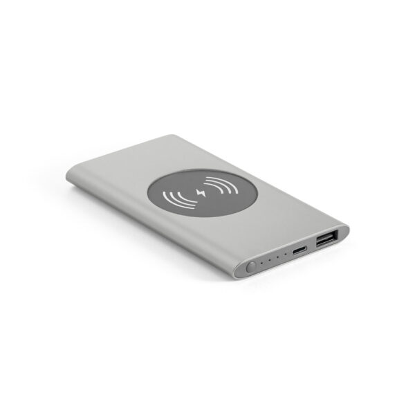 Bateria portátil com carregador wireless em alumínio 100% reciclado 4'000 mAh - Imagem 11