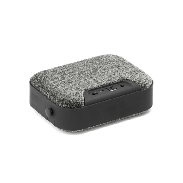 Caixa de som portátil em ABS, tecido em poliéster e acabamento em borracha 1'200 mAh - Imagem 2