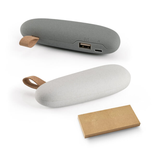Bateria portátil em ABS com bateria de lítio 2'000 mAh