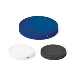Carregador wireless rápido em ABS e silicone
