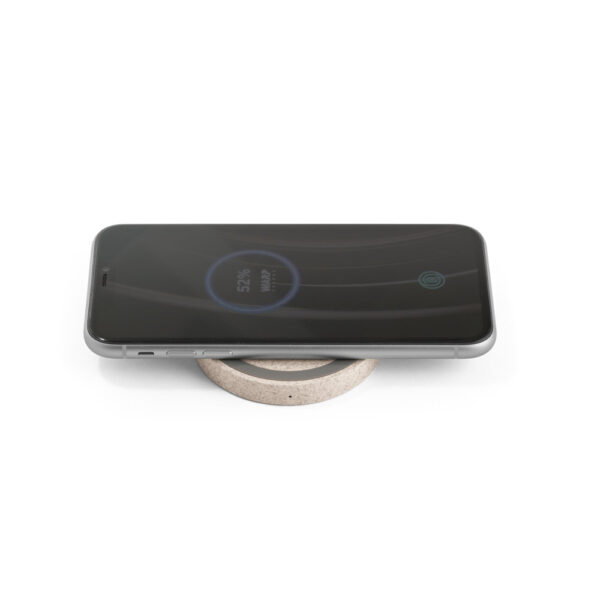 Carregador wireless em ABS e fibra de palha de trigo - Imagem 5
