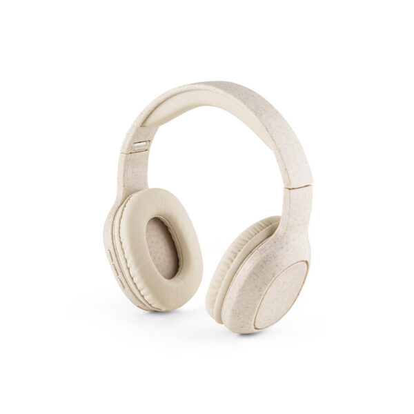 Fones de ouvido wireless dobráveis em fibra de palha de trigo e ABS - Imagem 4