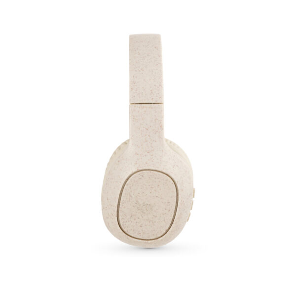 Fones de ouvido wireless dobráveis em fibra de palha de trigo e ABS - Imagem 2