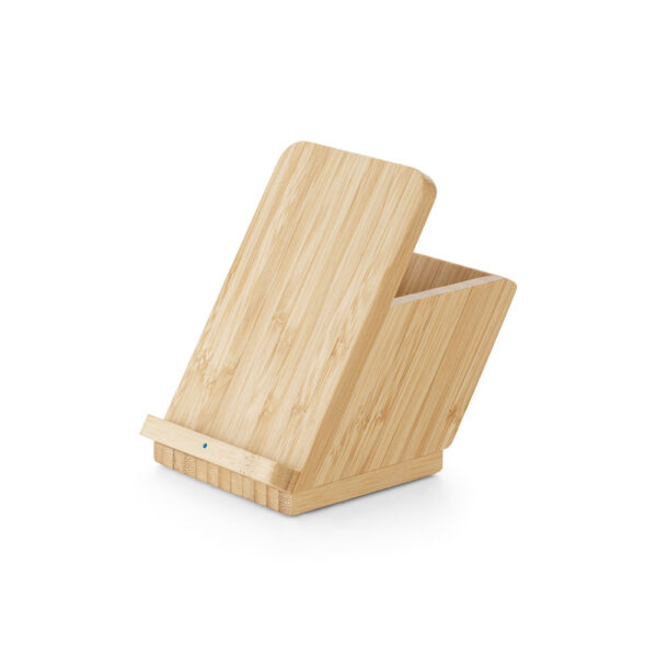 Carregador wireless em bambu 10W - Imagem 4