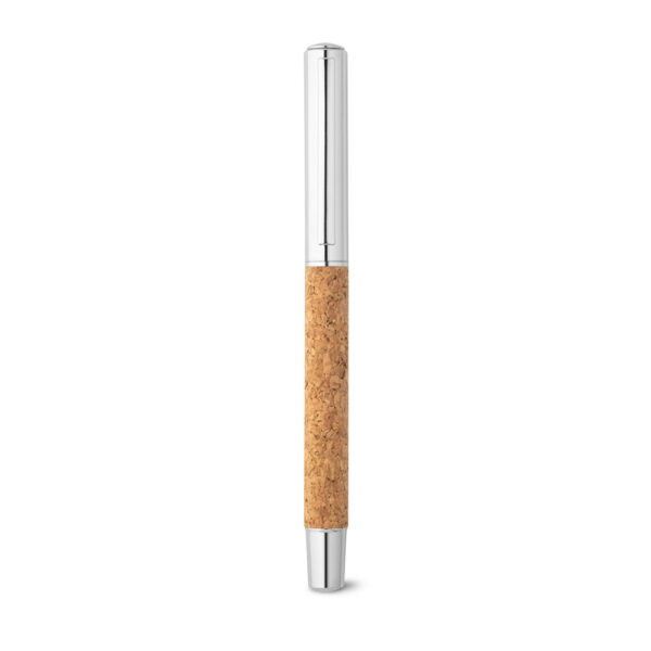 Roller com corpo em aço inox 90% reciclado e cortiça com clipe - Imagem 2