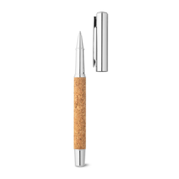 Roller com corpo em aço inox 90% reciclado e cortiça com clipe - Imagem 6