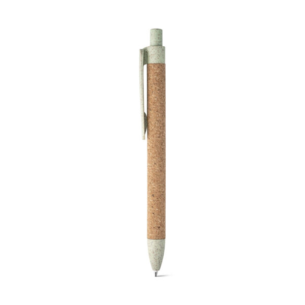 Esferográfica em cortiça, fibra de palha de trigo e PP - Imagem 4