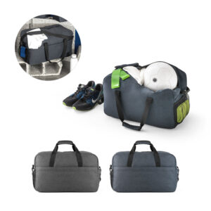 Bolsa esportiva em 600D poliéster reciclado de alta densidade (100% rPET)