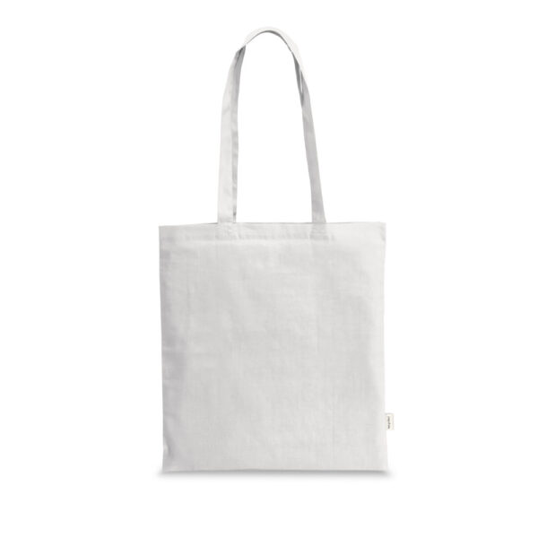 Sacola em 70% algodão reciclado e 30% poliéster reciclado (180 g/m²) sem tingimento - Imagem 7