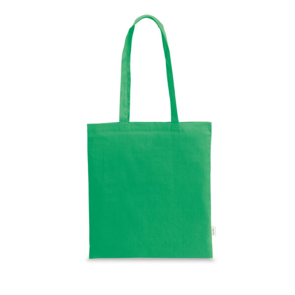 Sacola em 70% algodão reciclado e 30% poliéster reciclado (180 g/m²) sem tingimento - Imagem 8