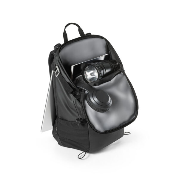 Mochila Hiking com revestimento à prova de água em 600D poliéster reciclado e 210D poliéster reciclado 14" - Imagem 8
