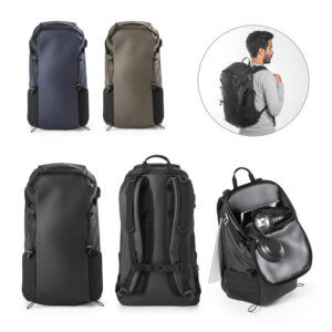 Mochila Hiking com revestimento à prova de água em 600D poliéster reciclado e 210D poliéster reciclado 14"