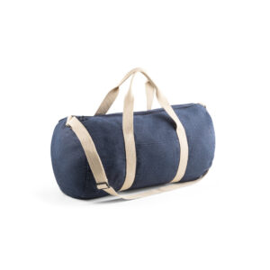 Sacola esportiva ou viagem em denim reciclado (300 g/m²)