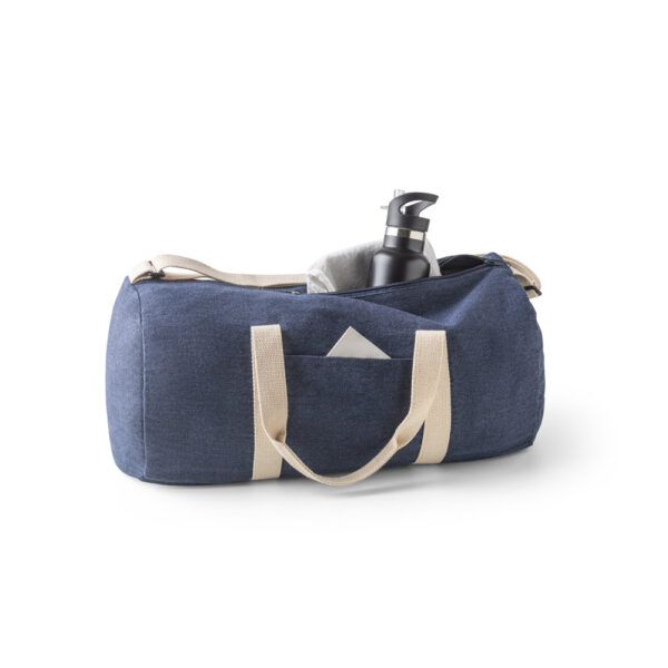 Sacola esportiva ou viagem em denim reciclado (300 g/m²) - Imagem 6
