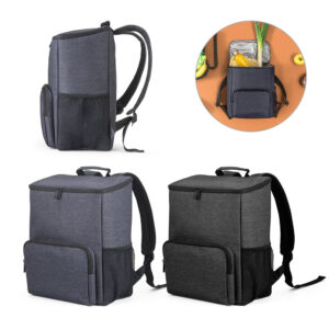 Mochila com isolamento térmico em Nylon 2Tone com interior forrado em PEVA