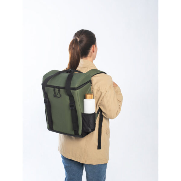 Mochila térmica almofadada em 600D ripstop em poliéster reciclado (100% rPET) 16 L - Imagem 14