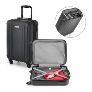 Mala de viagem executivo em ABS com interior forrado