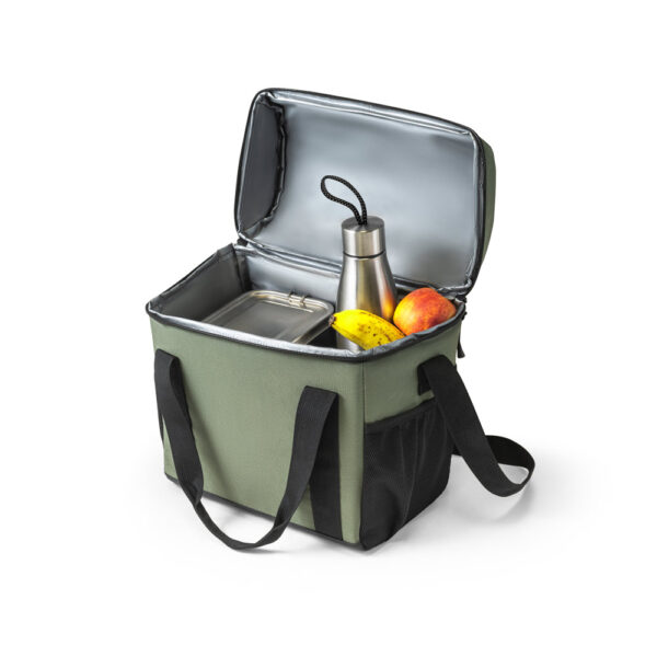 Bolsa térmica almofadada 600D ripstop em poliéster reciclado (100% rPET) - Imagem 14