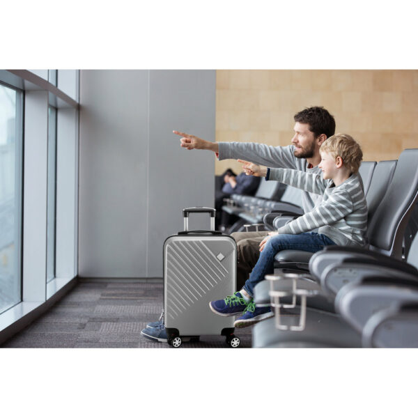 Mala de viagem executivo em ABS com interior forrado - Imagem 3