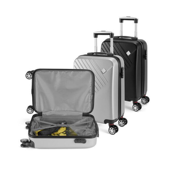 Mala de viagem executivo em ABS com interior forrado