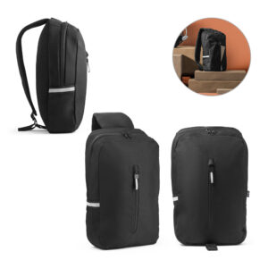 Mochila à tiracolo em 300D PET e 600D PET