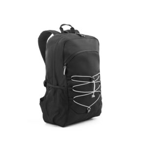Mochila para notebook 15'6" em 300D e 600D, ambos em poliéster reciclado com elementos refletores 18 L