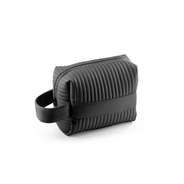 Bolsa de cosméticos em PU% (21% de PU reciclado e 30% de poliéster reciclado) - Imagem 4