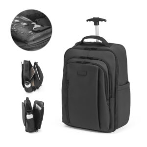 Mochila trolley em 900D com revestimento resistente à água 17'3"