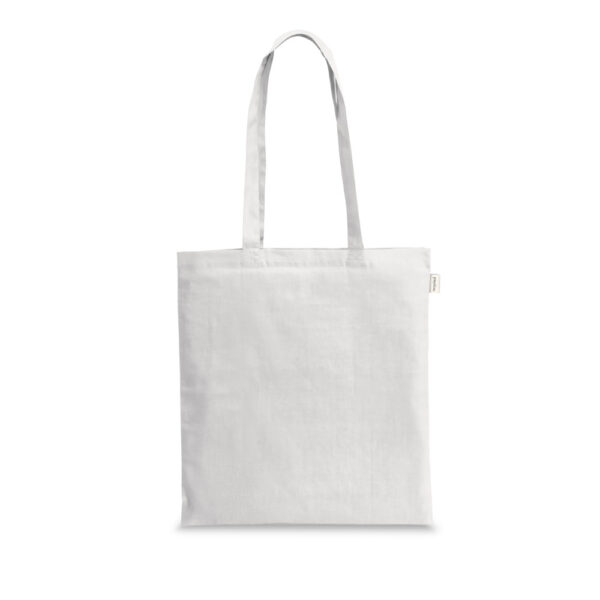 Sacola em algodão reciclado e poliéster reciclado sem tingimento (140 g/m²) - Imagem 7