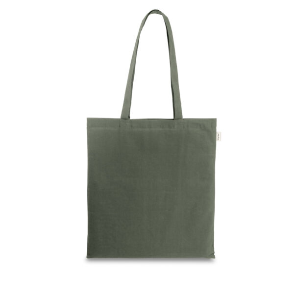 Sacola em algodão reciclado e poliéster reciclado sem tingimento (140 g/m²) - Imagem 2
