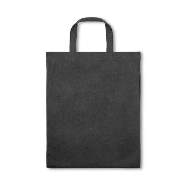 Sacola dobrável (140 g/m²) em 50% algodão, 30% algodão reciclado e 20% poliéster reciclado (140 g/m²) - Imagem 4