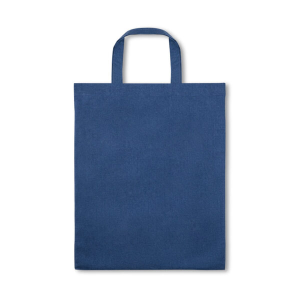 Sacola dobrável (140 g/m²) em 50% algodão, 30% algodão reciclado e 20% poliéster reciclado (140 g/m²) - Imagem 8
