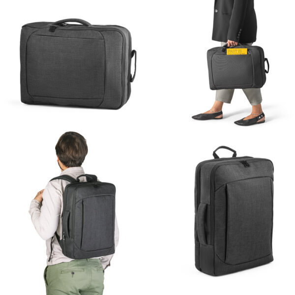 Mochila 2 em 1 para notebook 15'6" em 600D