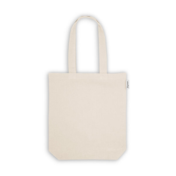 Sacola em 50% algodão, 30% algodão reciclado e 20% poliéster reciclado (220 g/m²) - Imagem 2
