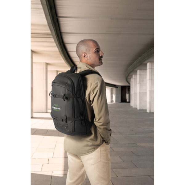 Mochila para notebook em 900D poliéster reciclado de alta densidade com revestimento resistente à agua 17'3" - Imagem 3