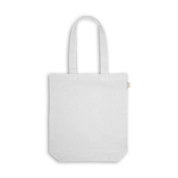Sacola em 70% algodão reciclado e 30% poliéster reciclado (220g/m²) sem tingimento - Imagem 7