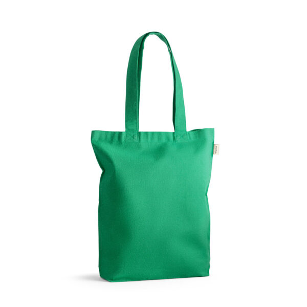 Sacola em 70% algodão reciclado e 30% poliéster reciclado (220g/m²) sem tingimento - Imagem 8