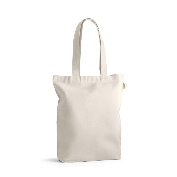 Sacola em 70% algodão reciclado e 30% poliéster reciclado (220g/m²) sem tingimento - Imagem 16
