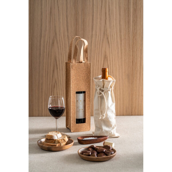 Sacola para garrafa em 100% algodão(180 g/m²) - Imagem 3