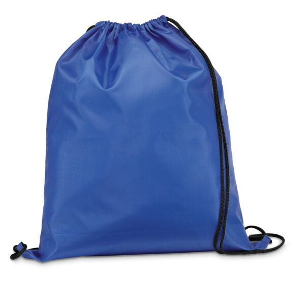 Sacola tipo mochila em 210D com cordões em preto - Imagem 15