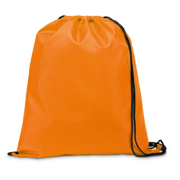 Sacola tipo mochila em 210D com cordões em preto - Imagem 22