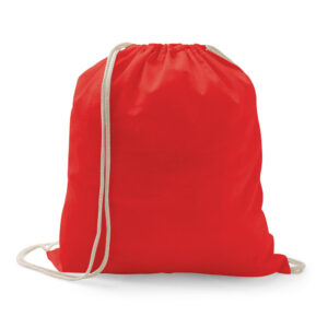 Sacola tipo mochila 100% algodão (100g/m²)