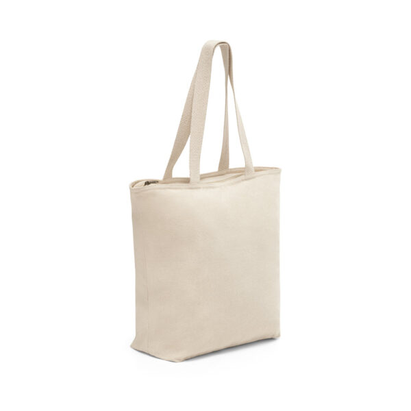 Sacola 100% algodão com fecho (280 g/m²) - Imagem 3