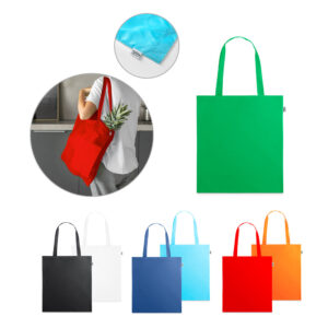 Sacola 100% poliéster reciclado 190T (100% rPET)