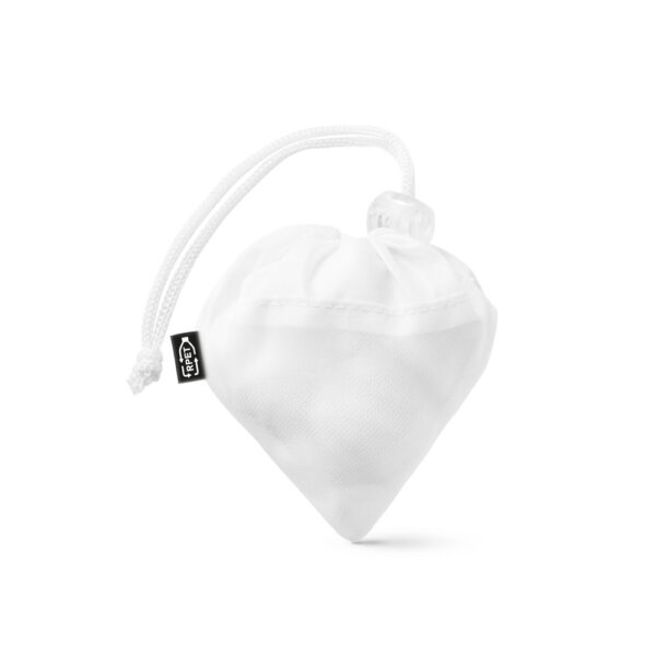Sacola dobrável 100% rPET com bolso em 100% poliéster reciclado 190T - Imagem 2